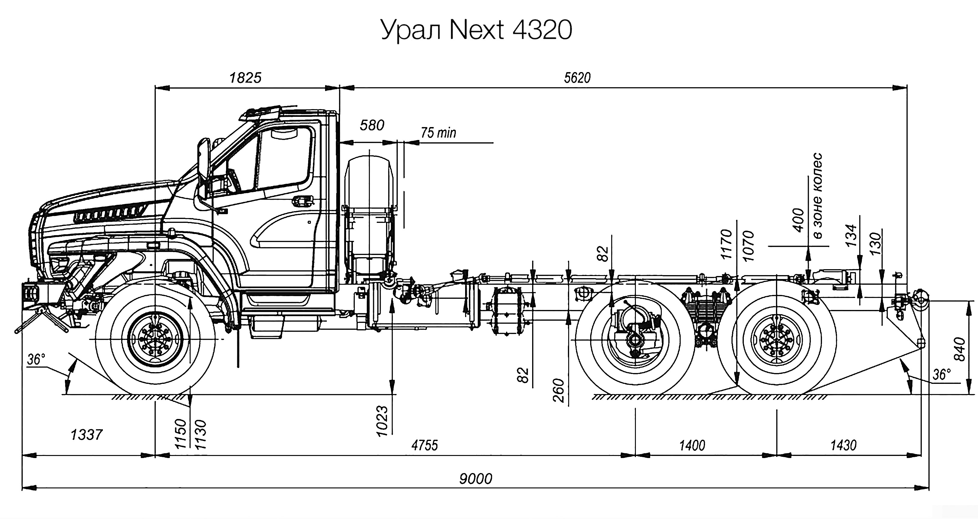 Где на урале 4320. Урал Некст 6х4 тягач габариты. Урал 6х6 шасси. Габариты шасси Урал 5557 Некст. Шасси Урал 4320 Размеры.